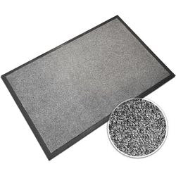 Deurmat sky monochrome zilver
