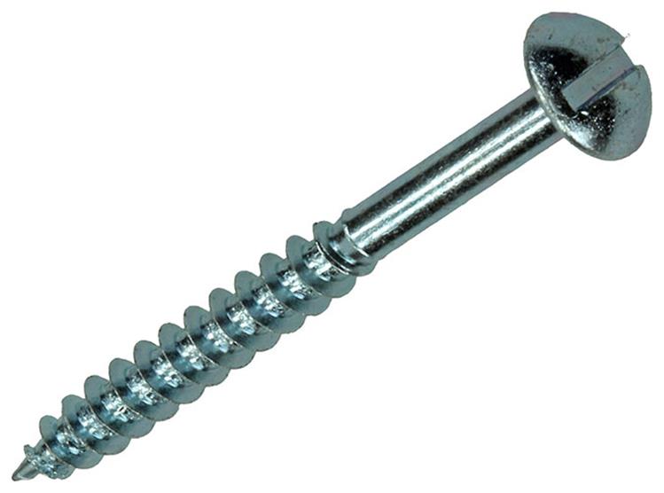 Mack 1017375 - houtschroef bolkop staal verzinkt 10 st 4,0 x 40 mm | 10 stuks