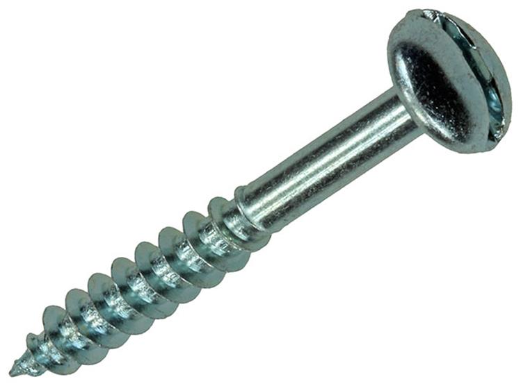 Mack 1017380 - houtschroef bolkop staal verzinkt 8 st 5,0 x 40 mm | 10 stuks