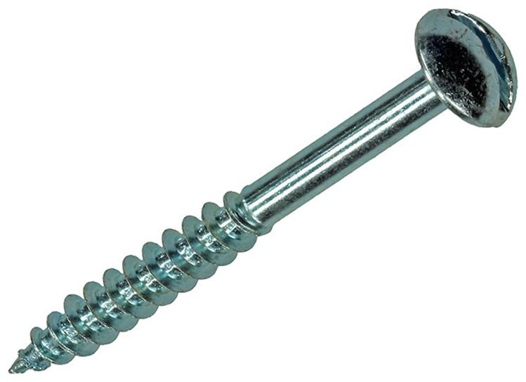 Mack 1017382 - houtschroef bolkop staal verzinkt 4 st 6,0 x 60 mm | 10 stuks