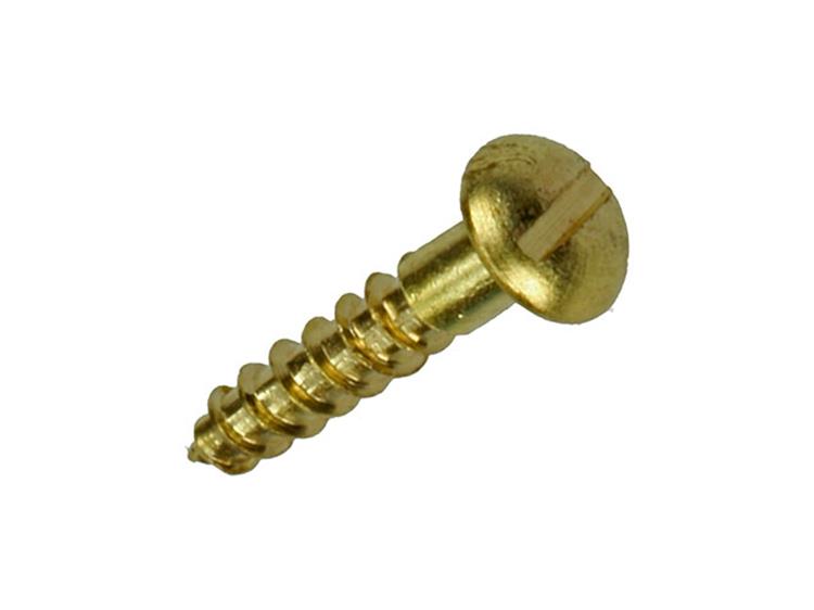 Mack 1019657 - houtschroef bolkop messing 11 st 2,5 x 12 mm | 10 stuks