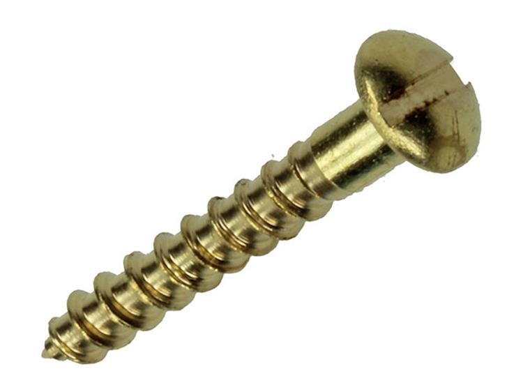 Mack 1019660 - houtschroef bolkop messing 11 st 3,0 x 20 mm | 10 stuks