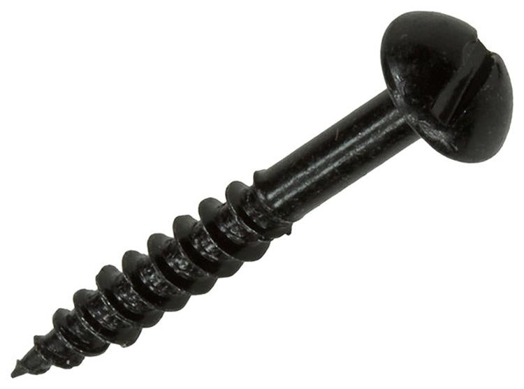 Mack 1017385 - houtschroef bolkop zwart verzinkt 10 st 4,0 x 30 mm | 10 stuks