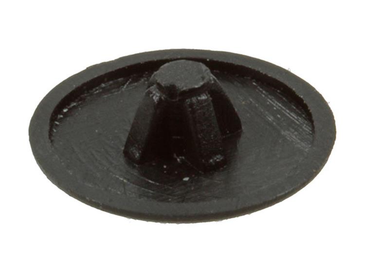 Mack 1017397 - afdekkapje vr pz schr.kunst. zwart 40 st pz 2 | 10 stuks