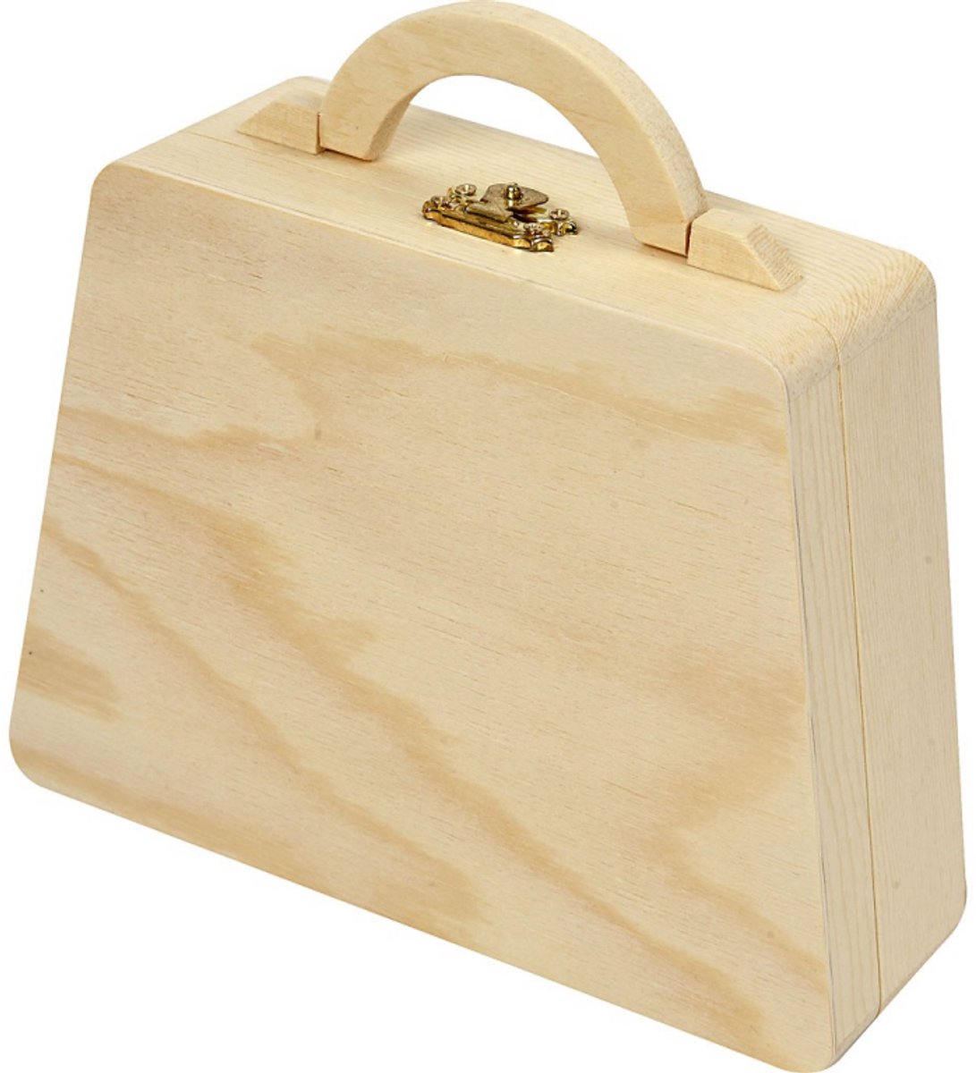 Creativ company houten tas 17,5x13x5,5 cm