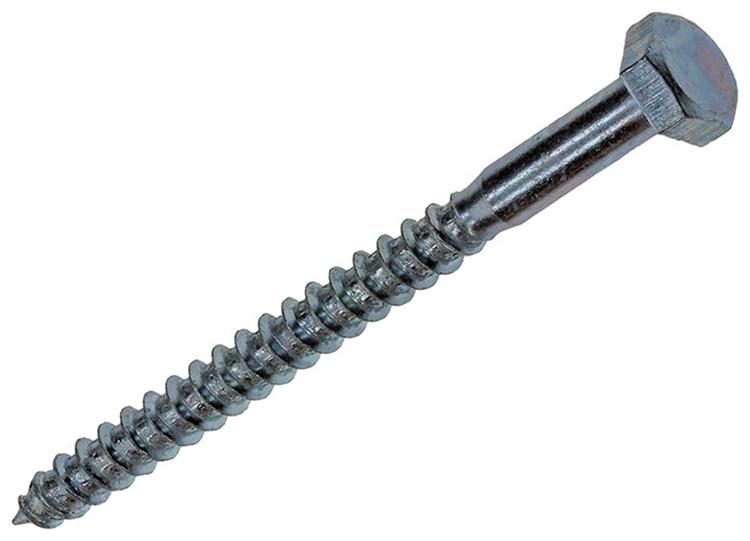 Mack 1017412 - houtdraadbout staal verzinkt 1 st 7 x 90 mm | 10 stuks