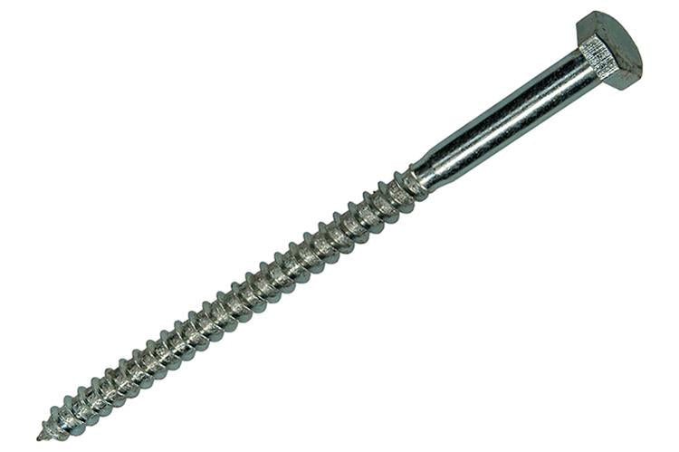 Mack 1017421 - houtdraadbout staal verzinkt 1 st 8 x 140 mm | 10 stuks