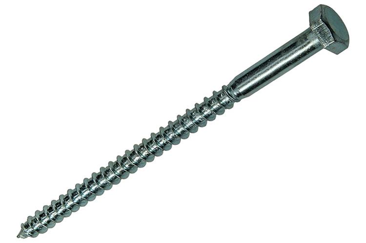 Mack 1017429 - houtdraadbout staal verzinkt 1 st 10 x 160 mm | 10 stuks