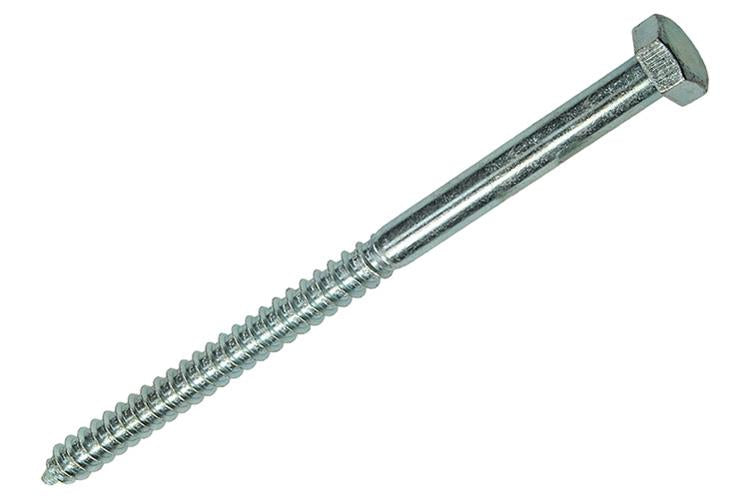 Mack 1017433 - houtdraadbout staal verzinkt 1 st 12 x 200 mm | 10 stuks