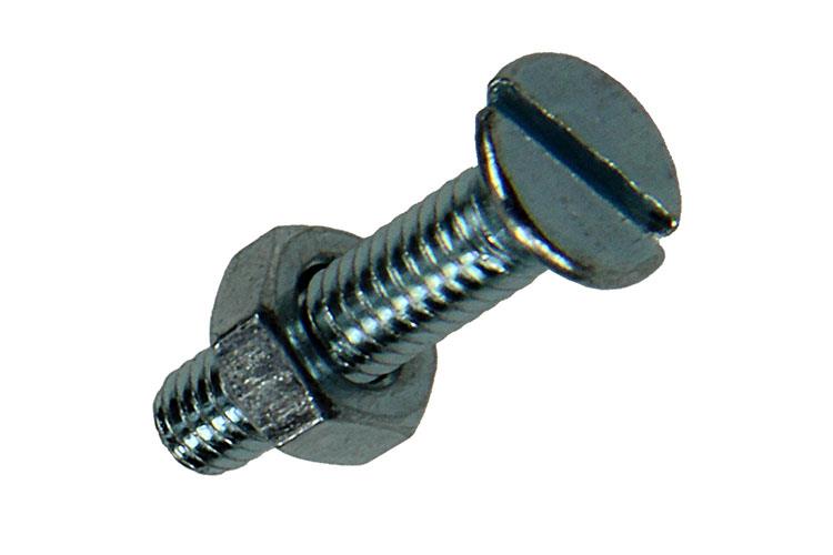 Mack 1017491 - metaalschroef verz. kop + moer verz. 20st m4 x 16 mm | 10 stuks