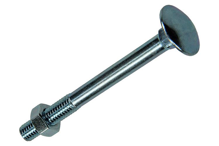 Mack 1017565 - houtbout + moer staal verzinkt8 st m5 x 50 mm | 5 stuks