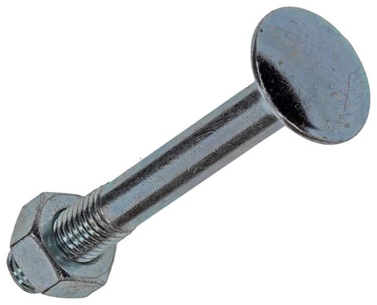 Mack 1017589 - houtbout + moer staal verzinkt1 st m10 x 80 mm | 10 stuks