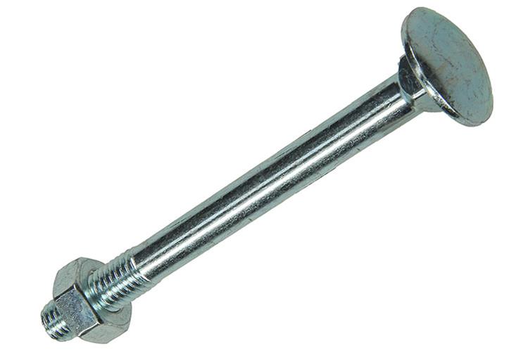 Mack 1017590 - houtbout + moer staal verzinkt1 st m10 x 100 mm | 10 stuks