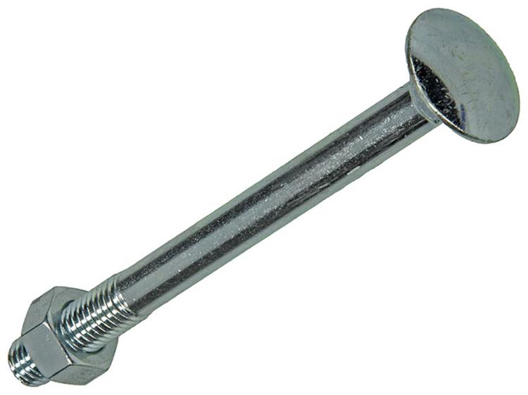 Mack 1017596 - houtbout + moer staal verzinkt1 st m12 x 140 mm | 10 stuks