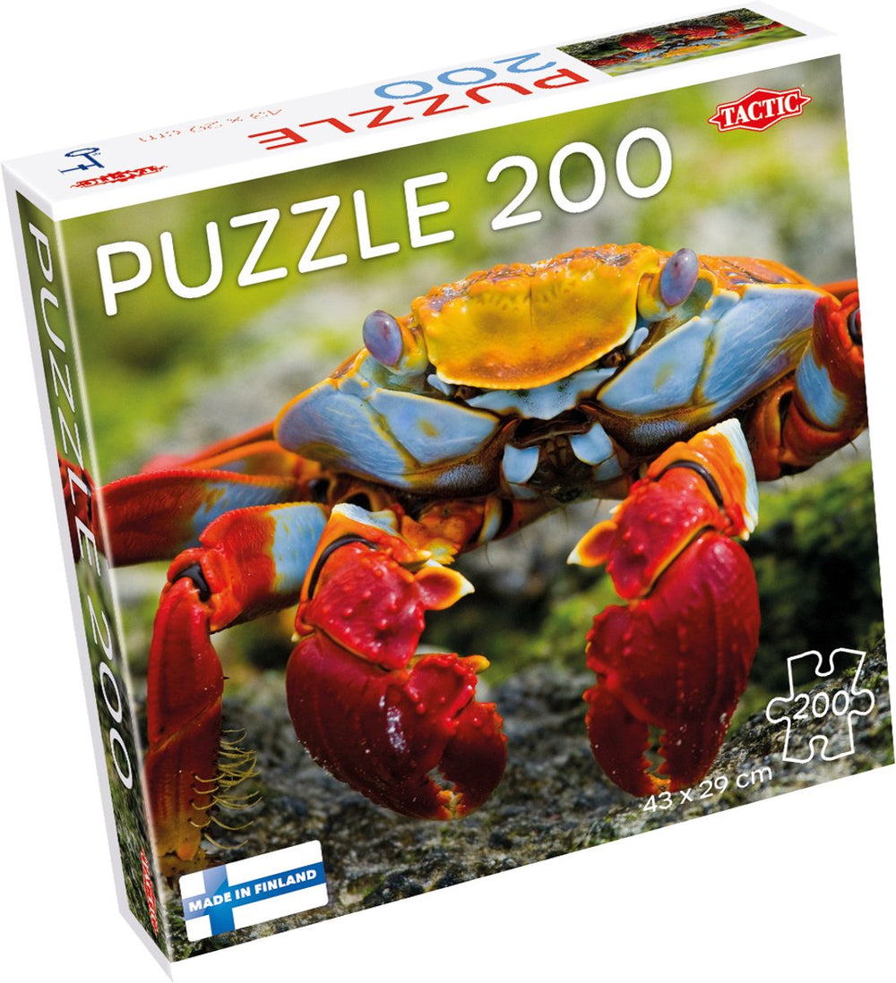 Tactische legpuzzel kleurrijke krab, 200st.