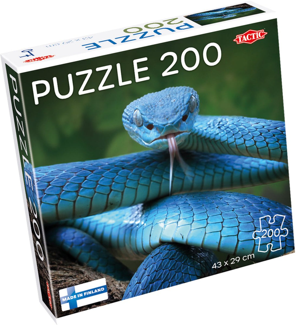 Tactische legpuzzel blauwe adder, 200st.