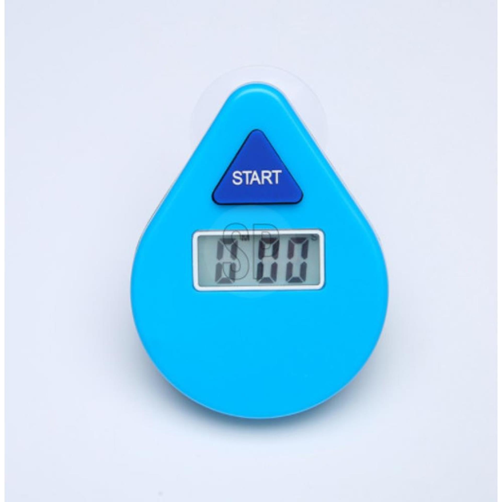 Bathroom solutions douche timer digitaal met zuignap 5 min.