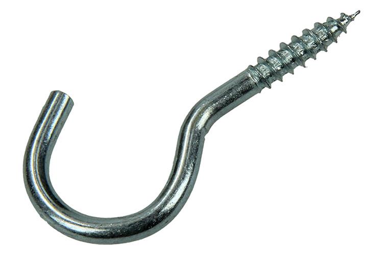 Mack 1017800 - schroefhaak staal verzinkt 6st 4,5 x 30 mm | 10 stuks