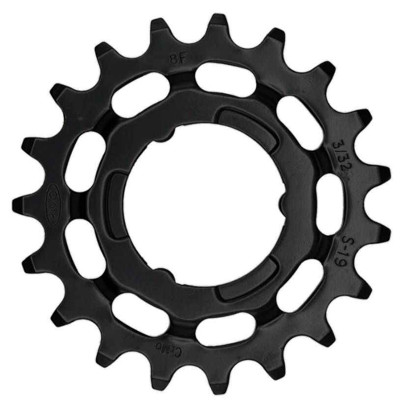 KMC tandwiel R Shimano 19T chromoly zwart 3 32