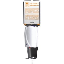 Handdesinfectiemiddel dispenser 1000 ml wit zilver