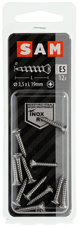 Mack 1019797 - zelftappende schroef bolvz.kopa2 12st 3,5 x 19 mm | 10 stuks