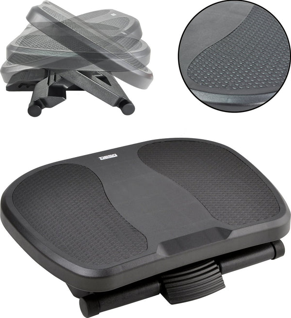Desq ® voetensteun 60081 | 3 hoogte standen | 0-45° | rubberen antislipmat | robuust | dutch design