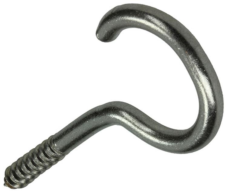 Mack 1019898 - schroefhaak roestvrijstaal 2 st 5,0x40 mm | 10 stuks