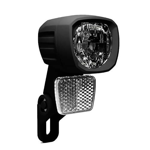 Herrmans koplamp nordic cl3 dynamo 100 lumen - zwart