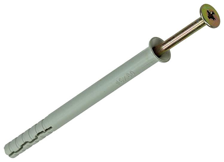 Mack 1017909 - nylon nagelplug polyamide 9 st 6 x 80 mm | 5 stuks
