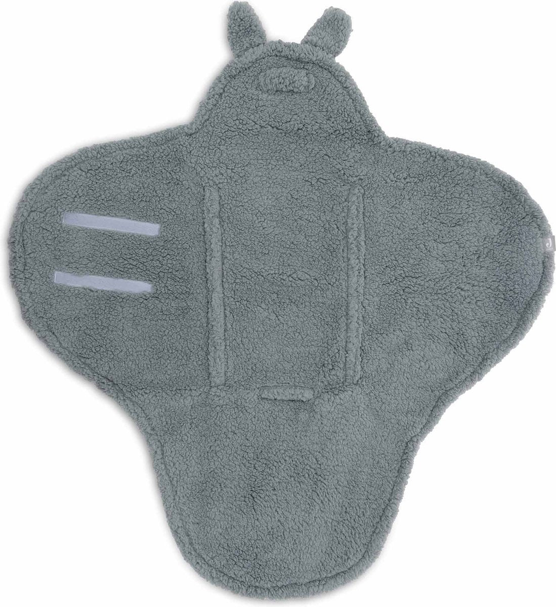 Jollein baby wikkeldeken - bunny - sea green - 100x105cm