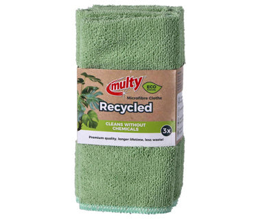 Multy gerecyclede microvezeldoeken 3 stuks eco | 5 stuks