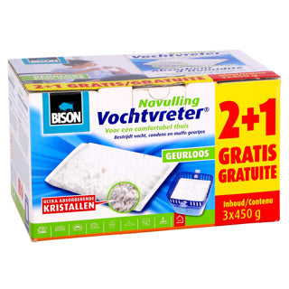 Bison vochtvreter neutraal bag 450g box a3*1 nlfr - 6307330 - 6307330