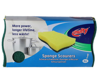 Multy schuursponsen 6 stuks | 4 stuks
