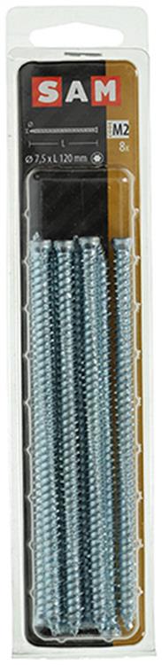 Mack 1019962 - beton raamschroef verzinkt cil.kop 8st 7,5 x 132 mm | 5 stuks