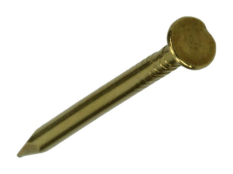 Mack 1017923 - nagel platte kop messing 100gr1,5 x 20 mm | 5 stuks