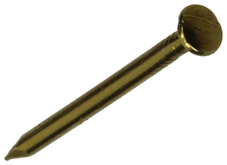 Mack 1017929 - nagel bolle kop messing 100 gr1,5 x 25 mm | 5 stuks