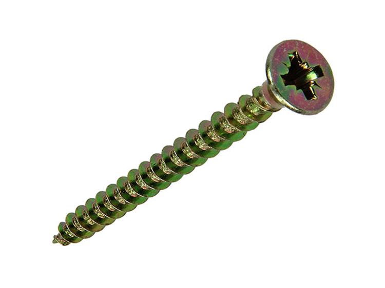 Mack 1017967 - spaanplaatschroef vz kop geelverz. 55st 3,5 x 40 mm | 5 stuks