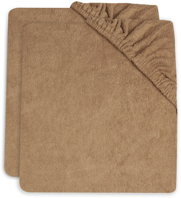 Jollein aankleedkussenhoes badstof 50x70cm biscuit (2pack)