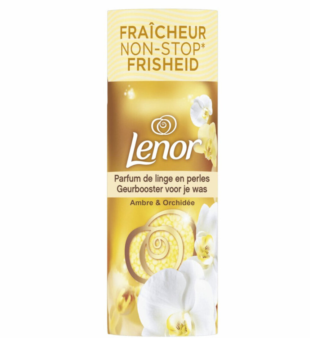 Lenor in-wash geurbooster orchidee amber 13 wasbeurten - 165 gr