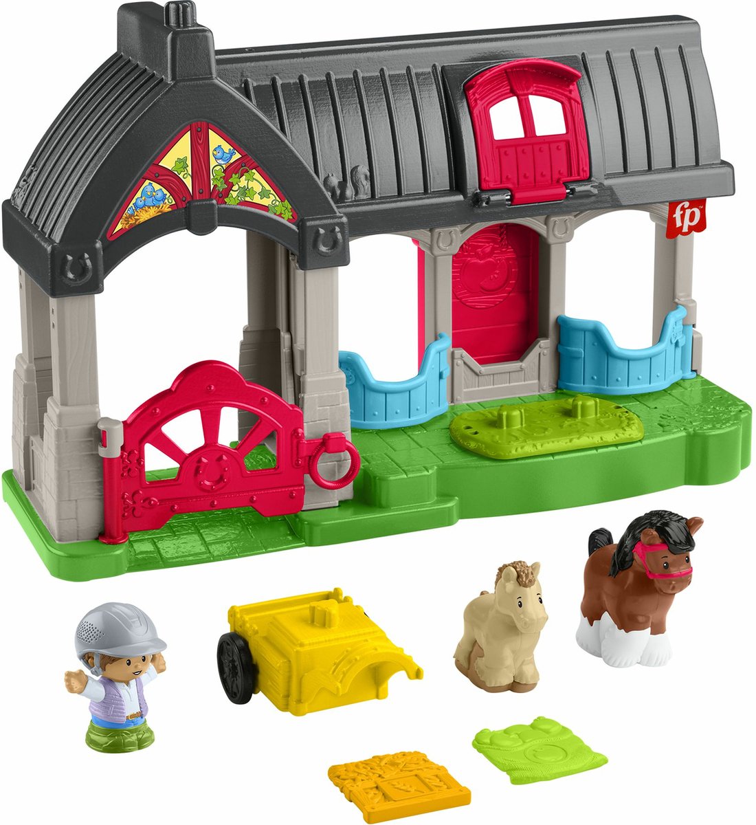 Fisher-price little people vriendelijke paardenstal - speelfiguur