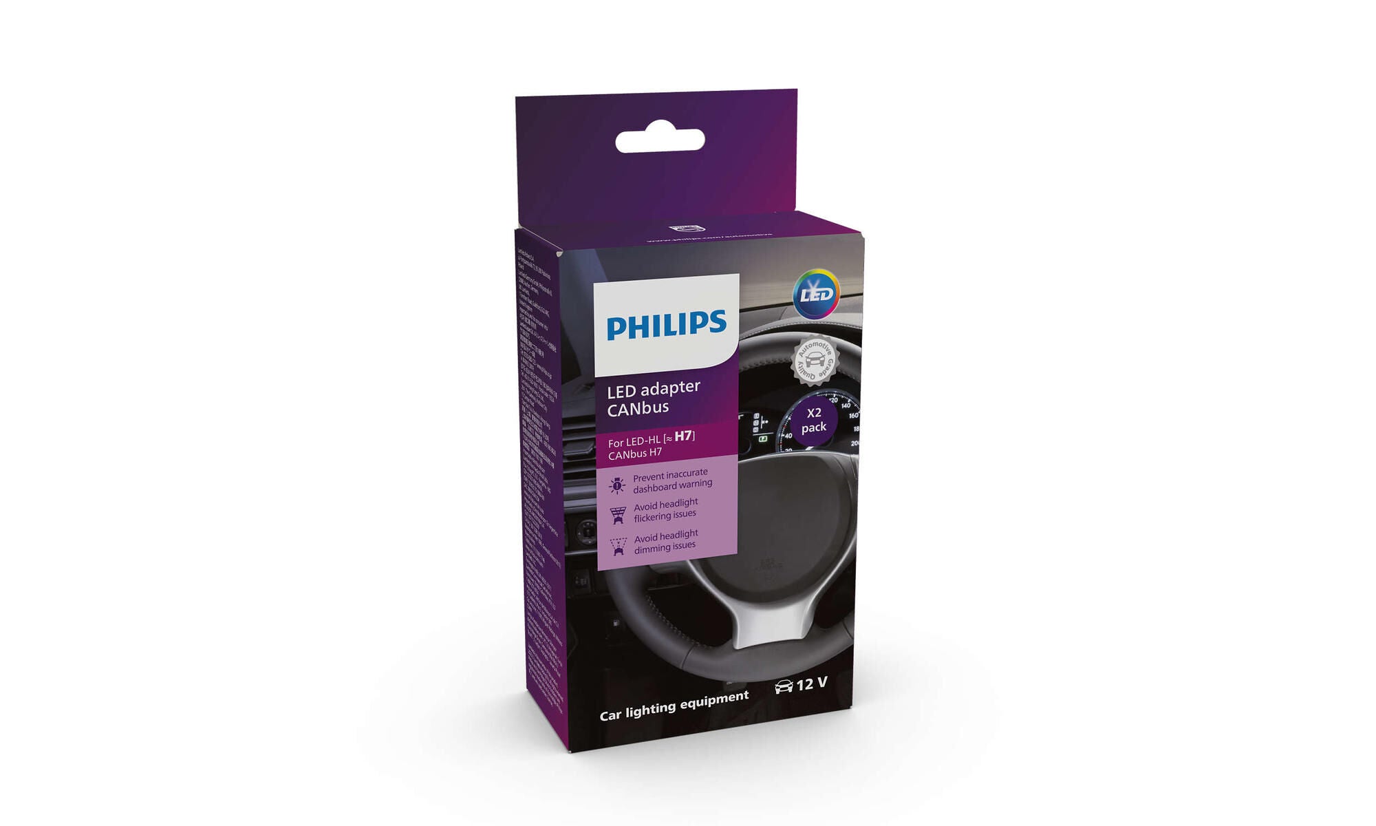 Philips adapter ultinon pro6000 canbus adapter led h7 #18952x2