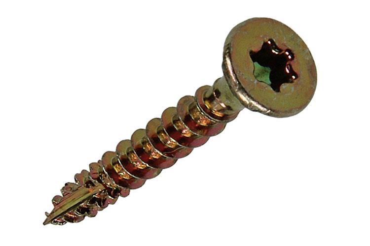 Mack 1018004 - spaanplschr.vzkop-zelfb. geelverz. 85 st 3,5 x 25 mm | 5 stuks