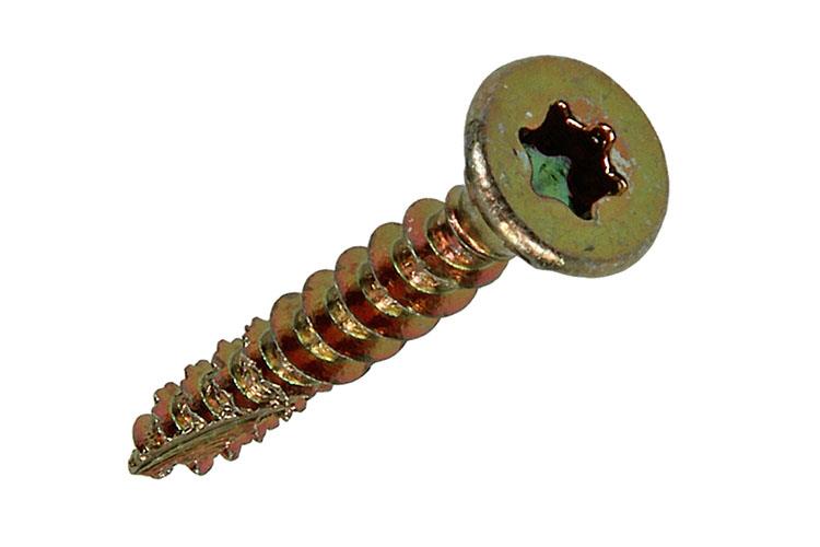 Mack 1018009 - spaanplschr.vzkop-zelfb. geelverz. 70 st 4,0 x 25 mm | 5 stuks