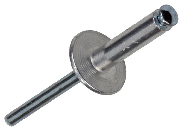 Mack 1020320 - 40 blindnieten alu brede kop 4,8x20mm | 3 stuks