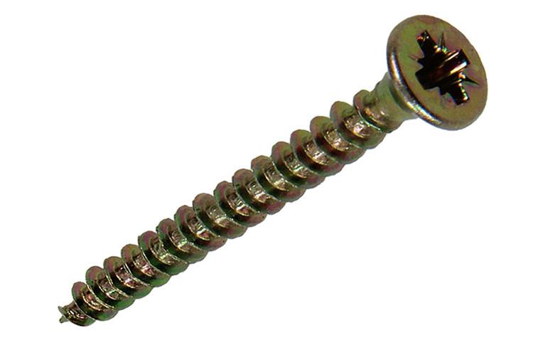 Mack 1020085 - spaanplaatschroef vz kop geel vz 200 st 3,5 x 35 mm | 5 stuks