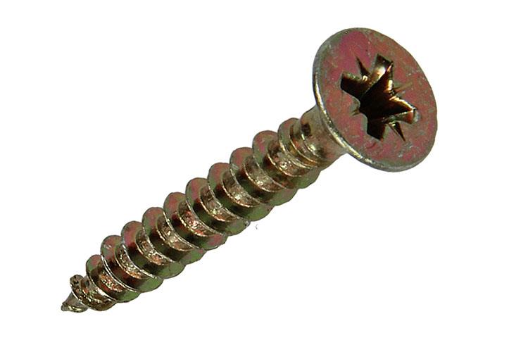 Mack 1020102 - spaanplaatschroef vz kop geelvz 200 st 4,5 x 30 mm | 5 stuks