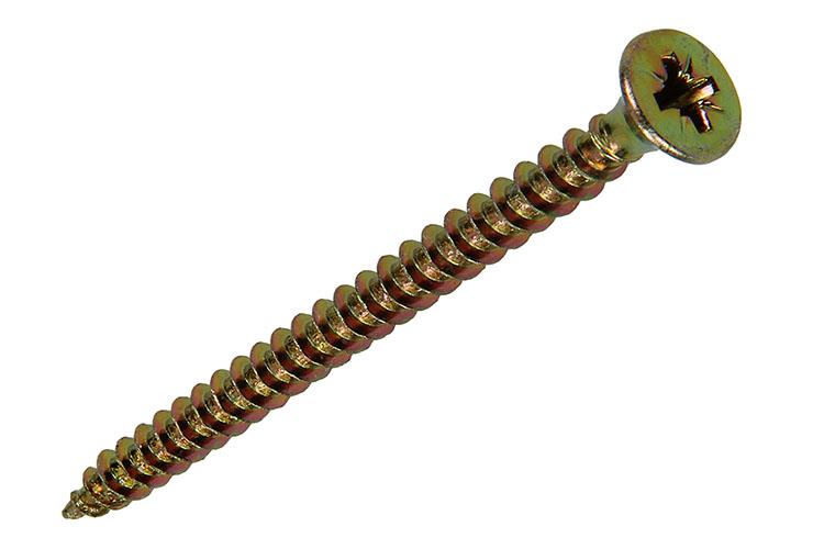 Mack 1020107 - spaanplaatschroef vz kop geelvz 200 st 4,5 x 60 mm | 2 stuks