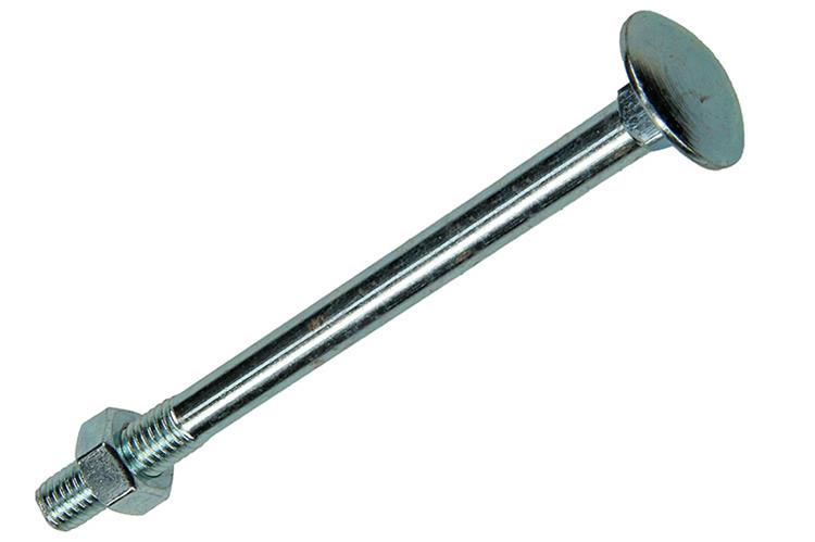 Mack 1020210 - houtbout + moer verzinkt 12 stm8 x 100 mm | 5 stuks