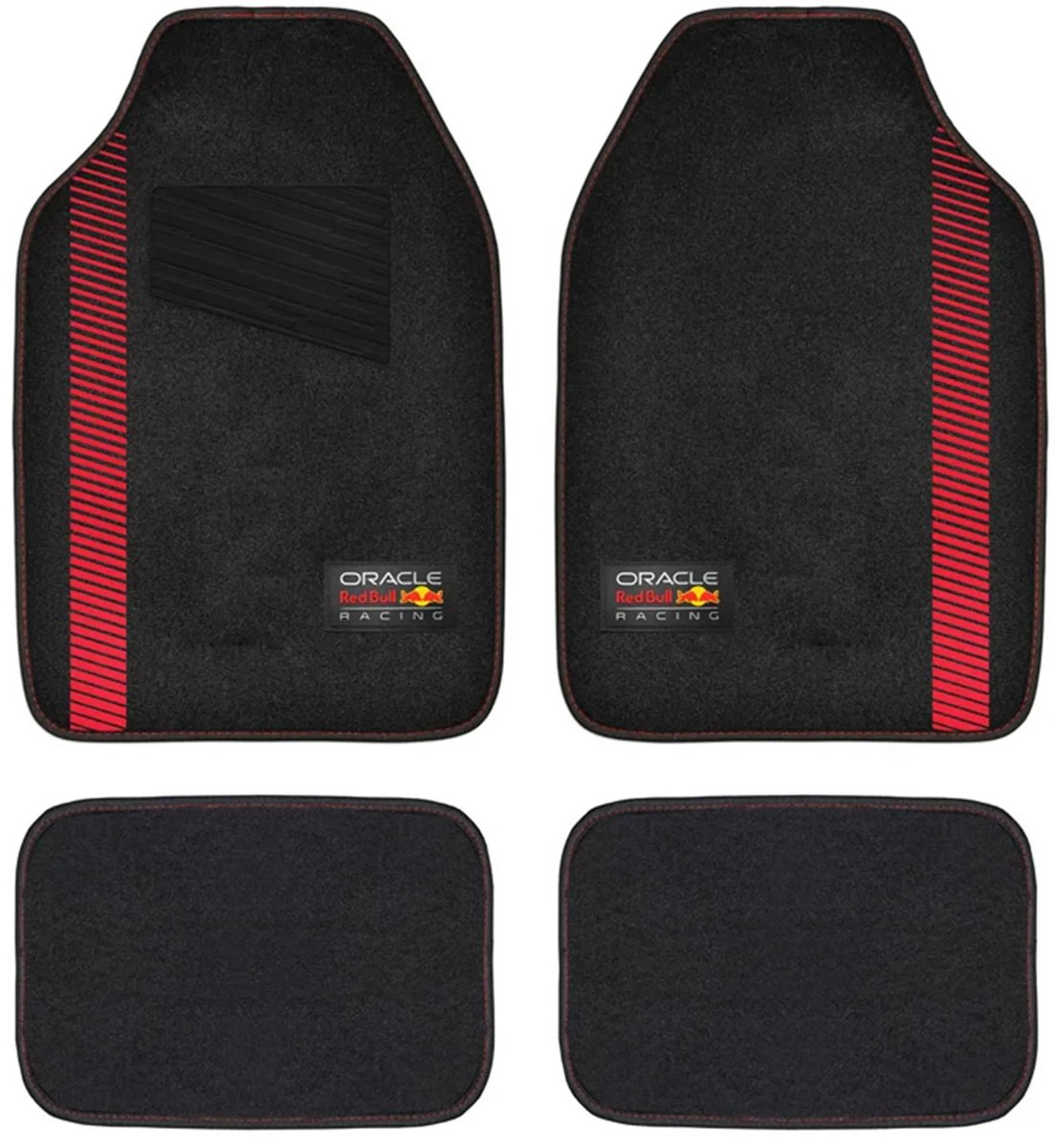 Red bull racing red bull oracle universele automattenset - 4-delige set - zwart rood