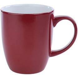 Koffiemok nova nordika bern wit, vuurrood porselein